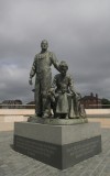 Victoria pier immigrant monument