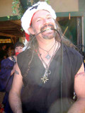 Santa Rev is coming to town!  with leather in his teeth?  oh, its gonna be a good christmas