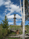 The Hat Point fire lookout tower.