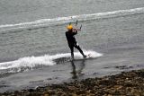 Kitesurfing at Chesil Beach Dorset