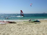 Windsurfing in Mikri Vigla, Naxos