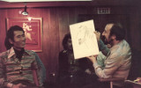 Showing Terry Minami what Santilli  thinks is going to be the new cut for year 1978.