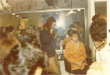 Clare working a full house at Sassoons Queen Street Academy 1975