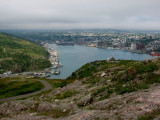 Downtown St. Johns as seen from Signal Hill