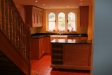 Oak Kitchen Design - movable Island unit