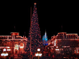 Disneys Main Street at Night