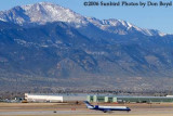 2006 - Colorado Springs Municipal Airport at 6,200 elevation with 14,110 Pikes Peak in the background