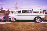 John Collins and his 1957 Chevy coupe