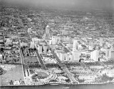 1930 - Aerial of downtown Miami, looking west