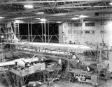 1950 - Pan American B-377 Stratocruiser undergoing maintenance at Miami