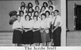 1962 - The Scribe Staff at Palm Springs Junior High School, Hialeah