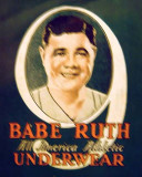 19??s - Babe Ruth Underwear advertisement