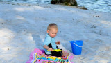 April 2007 - Kyler on Lake Suzie beach in Miami Lakes