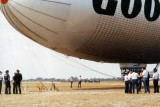 1980 - members of CGRU Air Station Miami and the Goodyear GZ-20A Blimp Enterprise N1A