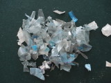 Type 1: Blue PET bottle regrind