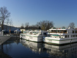 Winter rest for the pleasure boats