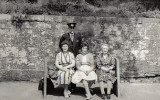 Nan, Grandad, Mum & me  1959