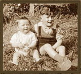 Derek and brother Ivor 1946