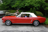 1965 Ford Mustang at Ladew Topiary Gardens