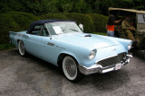 1957 Ford Thunderbird at Ladew Topiary Gardens