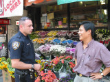 Talking with the local green grocers 1