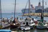 5233 Our Docks with Queen Mary as a backdrop.