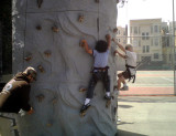 ziad climbing...