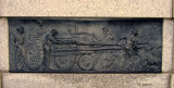 sculpture panel at the WW2 Monument