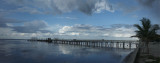 true panorama of pier at bokeelia