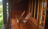 Porch off of my room at Arenal Lodge