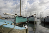 UK-Cornwall Mylor Oyster boats