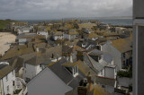 UK-Cornwall St Ives rooftops