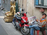 Buddha & Moto Man