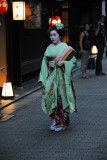 Hurrying in Gion