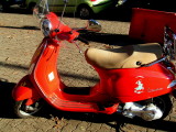 red Vespa