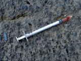 red  syringe