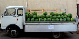 Truk of melons