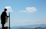 the woman and the sky