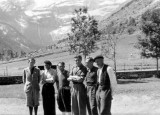 Armand Charlet ( gauche)  Gavarnie pour une session aspirant- guide