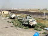 Scrapped russian helicopters