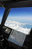 My office with a navigation chart of East Italy, Slovenia and Croatia