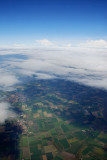 Holland during our approach to Schiphol
