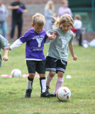 fighting for the ball