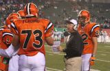 coach suriano with his offense