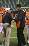 coaches suriano and giesting celebrate the win