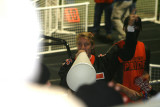 kelly cheering for the team