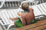 alex having a snack