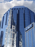 The Bat Building Reflection