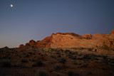 Moonset in the Valley of Fire