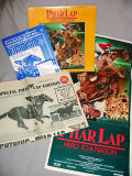 assorted Phar Lap movie memorabilia